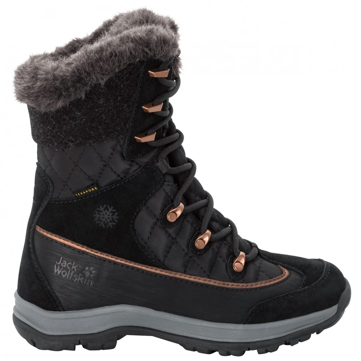 Jack Wolfskin Winterstiefel Aspen High Texapore (wasserdicht) Schwarz Damen 5 Jack Wolfskin Winterstiefel Aspen High Texapore (wasserdicht) Schwarz Damen – Bild 3