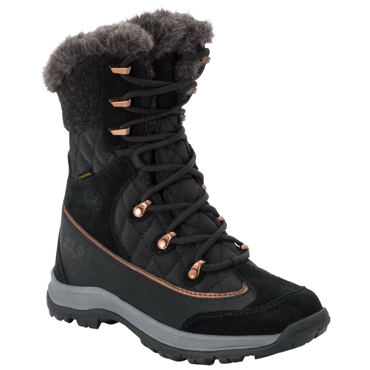 Jack Wolfskin Winterstiefel Aspen High Texapore (wasserdicht) Schwarz Damen 3 Jack Wolfskin Winterstiefel Aspen High Texapore (wasserdicht) Schwarz Damen