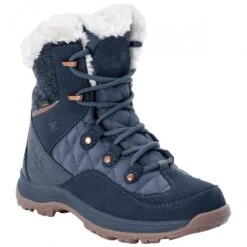 Jack Wolfskin Winterstiefel Cold Bay Mid Texapore (wasserdicht) Dunkelblau Damen
