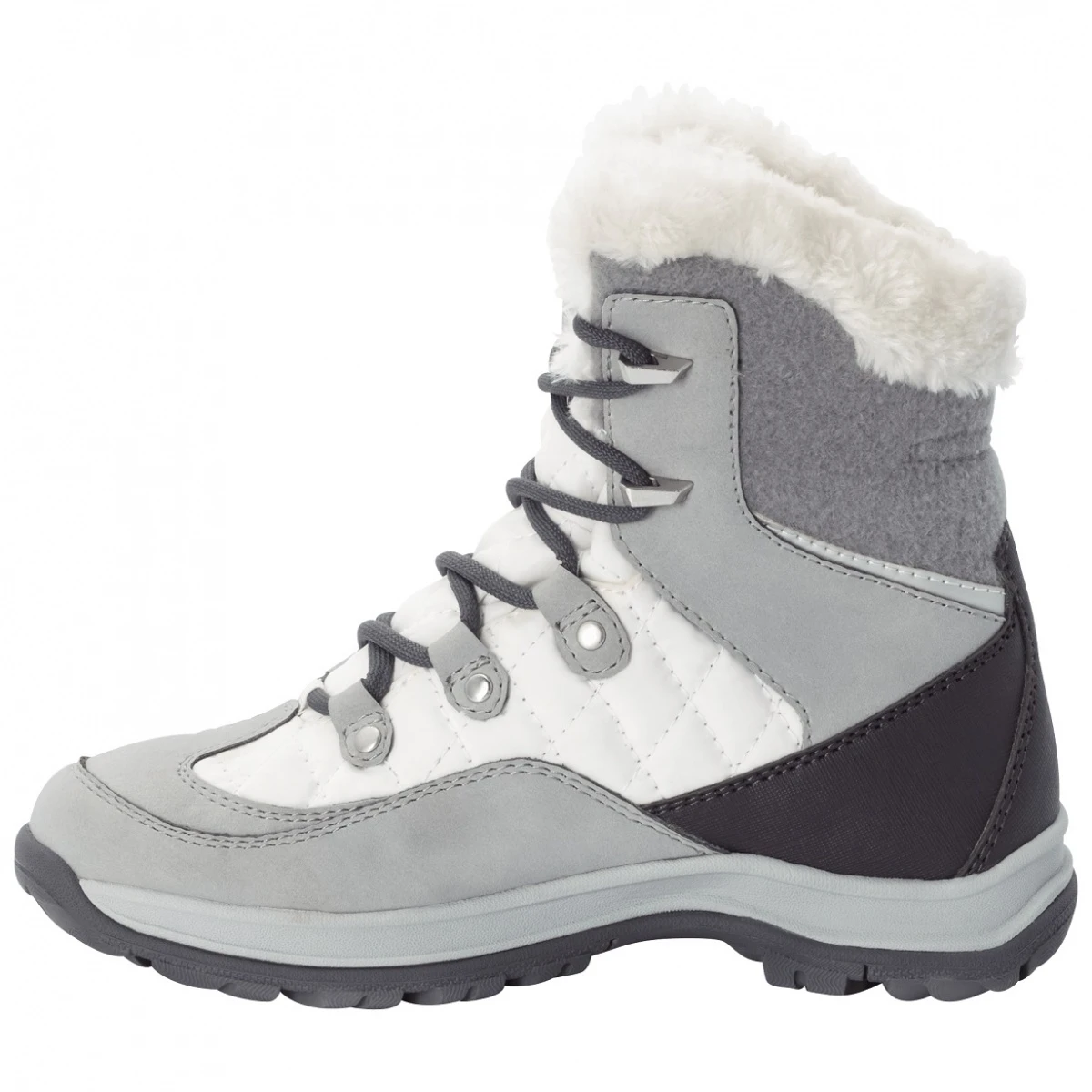 Jack Wolfskin Winterstiefel Aspen Mid Texapore (wasserdicht) Weiss/grau Damen 6 Jack Wolfskin Winterstiefel Aspen Mid Texapore (wasserdicht) Weiss/grau Damen – Bild 4