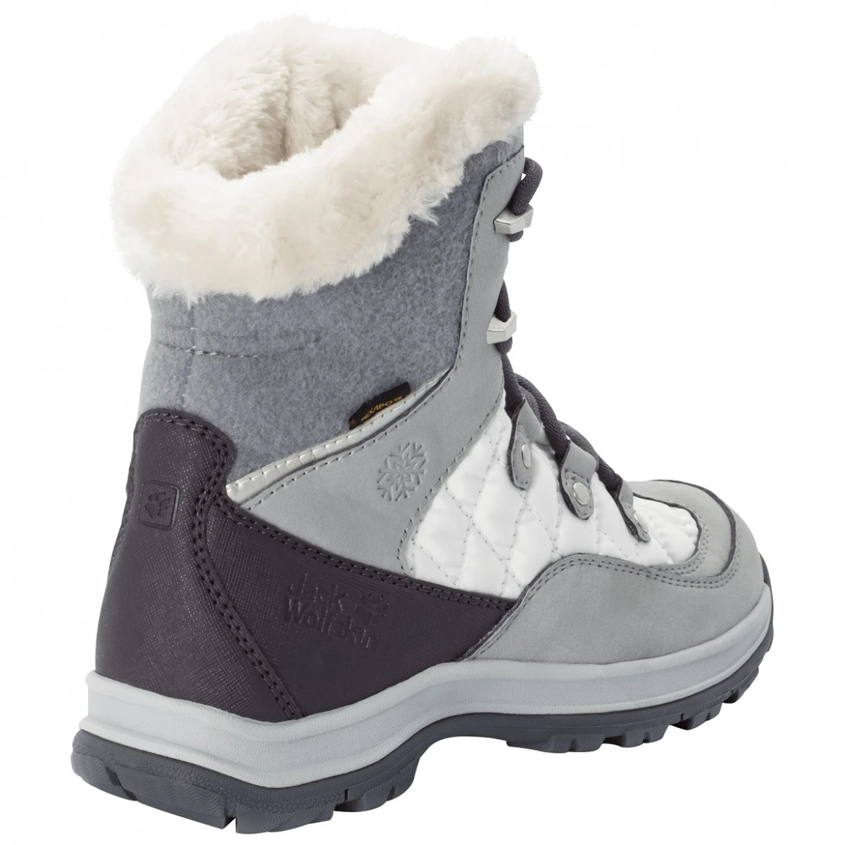 Jack Wolfskin Winterstiefel Aspen Mid Texapore (wasserdicht) Weiss/grau Damen 7 Jack Wolfskin Winterstiefel Aspen Mid Texapore (wasserdicht) Weiss/grau Damen – Bild 5