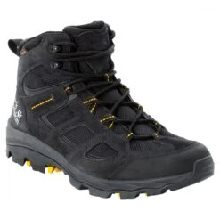 Jack Wolfskin Jack Wanderschuhe Wolfskin Vojo 3 Mid Texapore (wasserdicht) Schwarz Herren