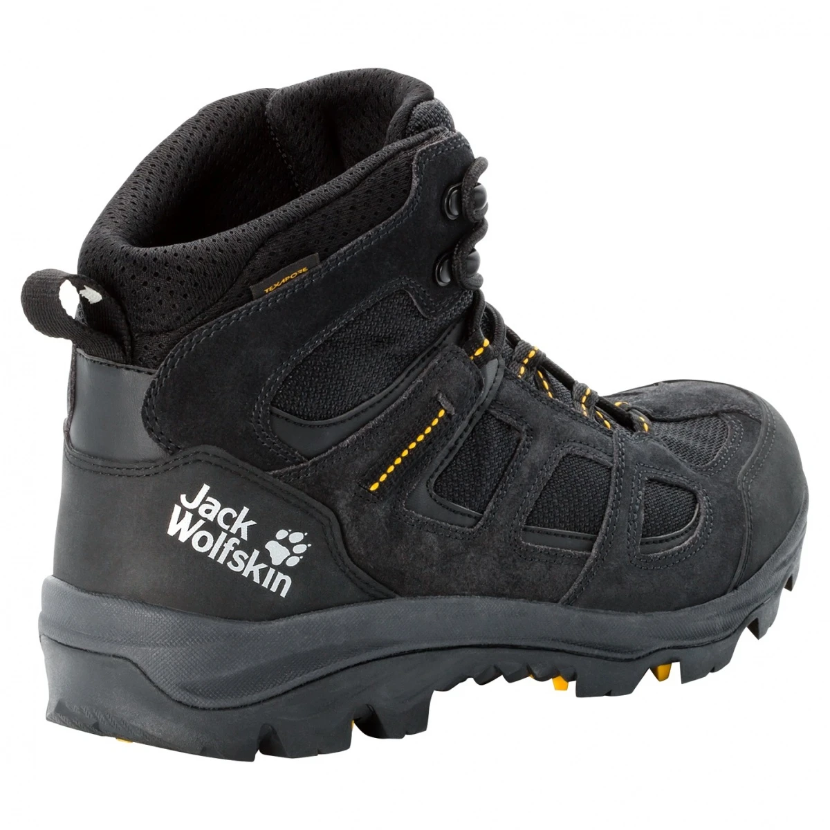 Jack Wolfskin Jack Wanderschuhe Wolfskin Vojo 3 Mid Texapore (wasserdicht) Schwarz Herren 6 Jack Wolfskin Jack Wanderschuhe Wolfskin Vojo 3 Mid Texapore (wasserdicht) Schwarz Herren – Bild 4