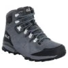 Jack Wolfskin Wanderschuhe Refugio Texapore MID - Veloursleder, Wasserdicht - Grau/schwarz Herren -Jack Wolfskin Jack Wolfskin 4049841 6129 refugio texapore mid201 1024x1024 1