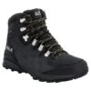 Jack Wolfskin Wanderschuhe Refugio Mid Texapore (Veloursleder, Wasserdicht) Phantomgrau Herren