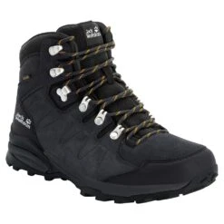 Jack Wolfskin Wanderschuhe Refugio Mid Texapore (Veloursleder, Wasserdicht) Phantomgrau Herren