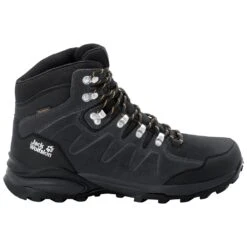 Jack Wolfskin Wanderschuhe Refugio Mid Texapore (Veloursleder, Wasserdicht) Phantomgrau Herren -Jack Wolfskin Jack Wolfskin 4049841 6357 refugio texapore mid204 1024x1024 1