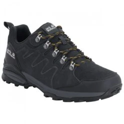 Jack Wolfskin Wanderschuhe Refugio Texapore Low - Veloursleder, Wasserdicht - Phantomgrau Herren