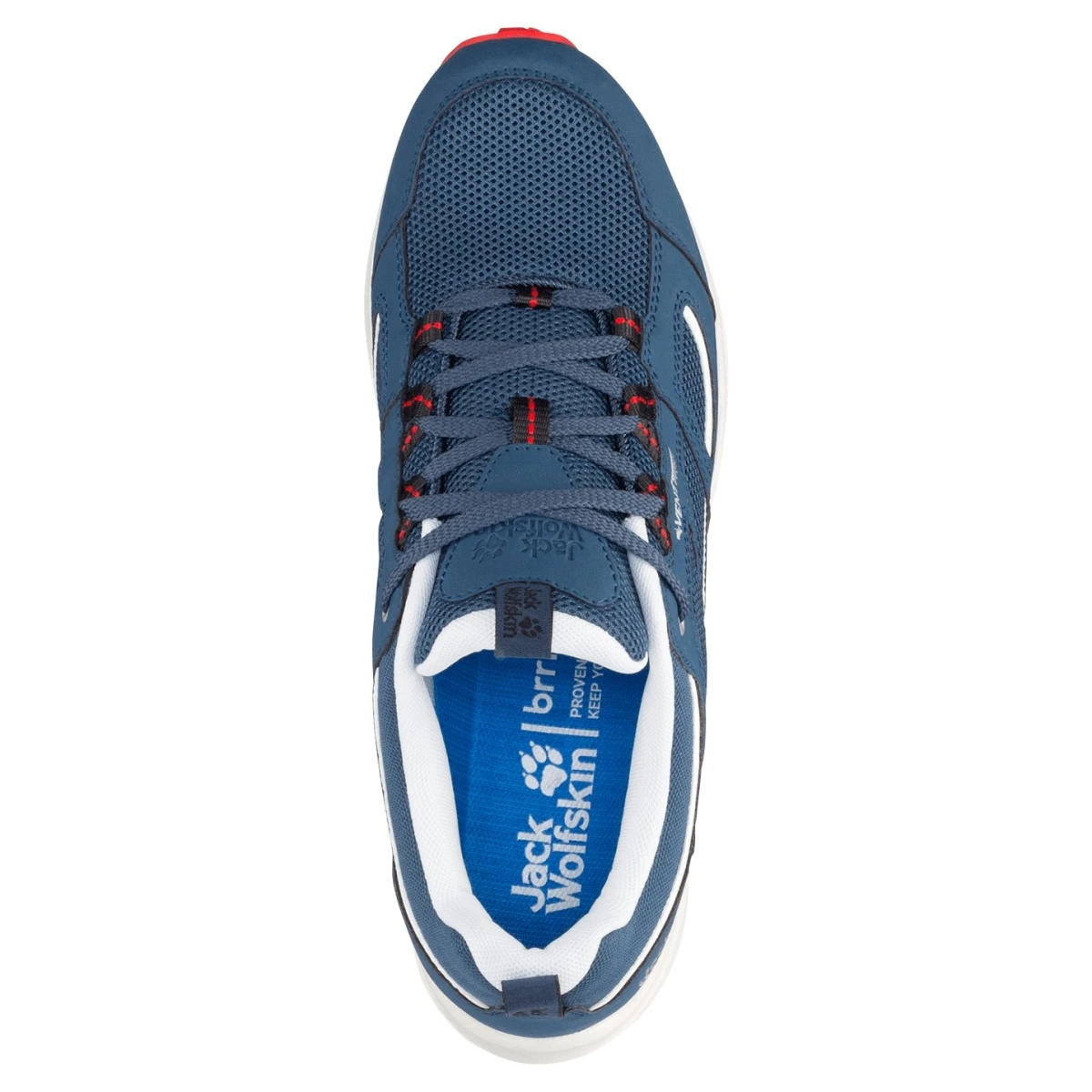 Jack Wolfskin Wanderschuh Vojo 3 Vent Low 2022 (multifunktionaler Wanderschuh, Leicht, Atmungsaktiv) Blau Herren 4 Jack Wolfskin Wanderschuh Vojo 3 Vent Low 2022 (multifunktionaler Wanderschuh, Leicht, Atmungsaktiv) Blau Herren – Bild 2