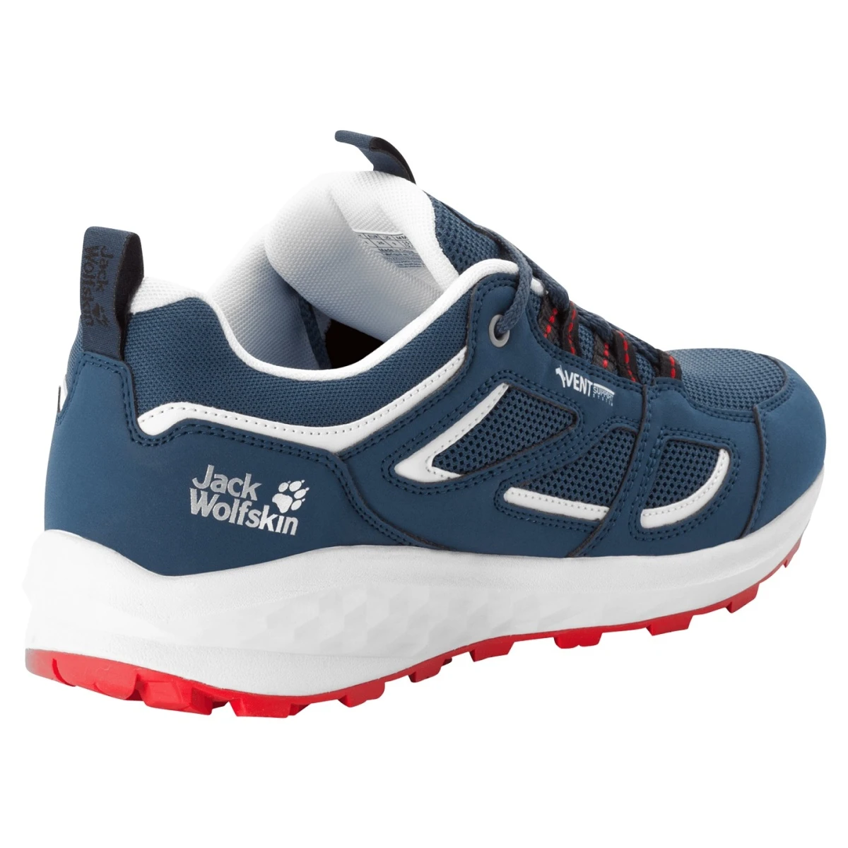 Jack Wolfskin Wanderschuh Vojo 3 Vent Low 2022 (multifunktionaler Wanderschuh, Leicht, Atmungsaktiv) Blau Herren 6 Jack Wolfskin Wanderschuh Vojo 3 Vent Low 2022 (multifunktionaler Wanderschuh, Leicht, Atmungsaktiv) Blau Herren – Bild 4