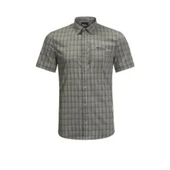 Jack Wolfskin Kurzarmhemd Rays Stretch Vent Dunkelgrün Herren -Jack Wolfskin Jack Wolfskin Hemd Rays Stretch Vent Herren 1401553 4143 4 1000x1000 1