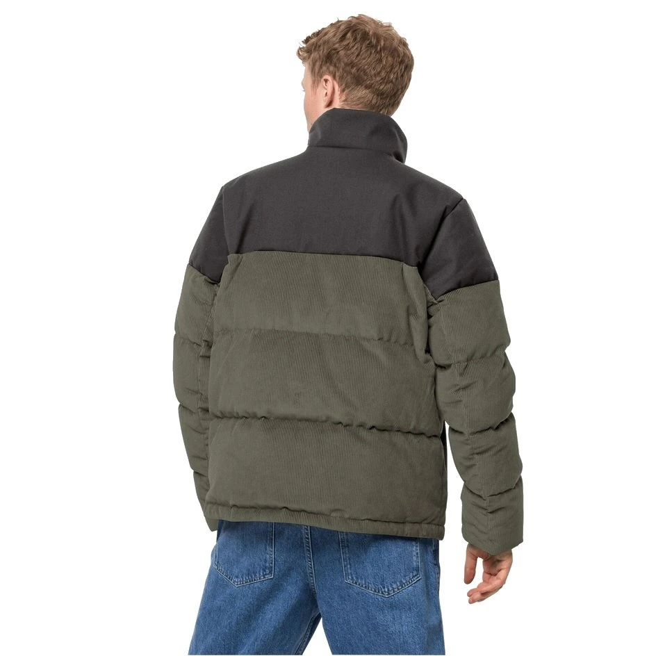 Jack Wolfskin Winter-Daunenjacke Nature Corduroy Mit Cord Olivegrün Herren 4 Jack Wolfskin Winter-Daunenjacke Nature Corduroy Mit Cord Olivegrün Herren – Bild 2