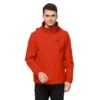 Jack Wolfskin Regenjacke Stormy Point 2-Lagen (Wetterschutzjacke, Wasser-/ Winddicht, Atmungsaktiv) Orange/rot Herren