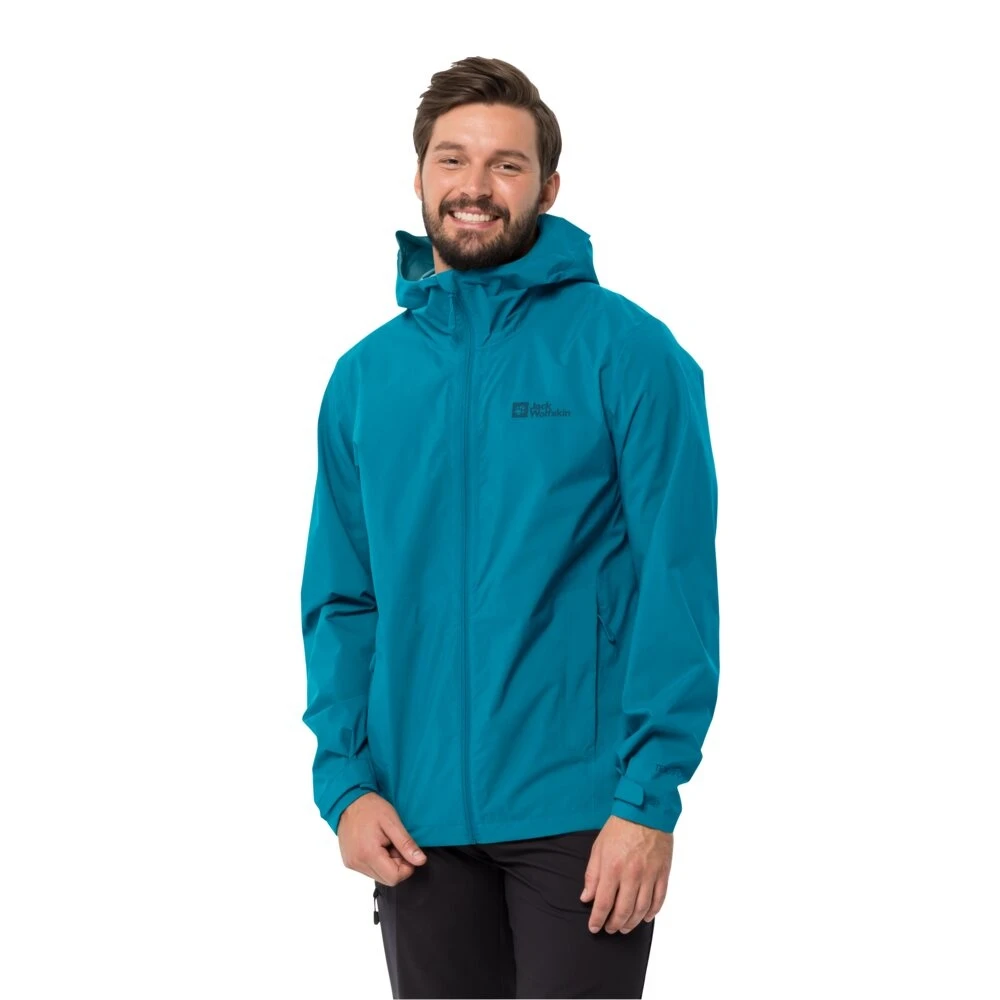 Jack Wolfskin Wanderjacke-/Regenjacke Elsberg 2.5L (sehr Atmungsaktiv, Wasserdicht, Winddicht) Everestblau Herren 3 Jack Wolfskin Wanderjacke-/Regenjacke Elsberg 2.5L (sehr Atmungsaktiv, Wasserdicht, Winddicht) Everestblau Herren
