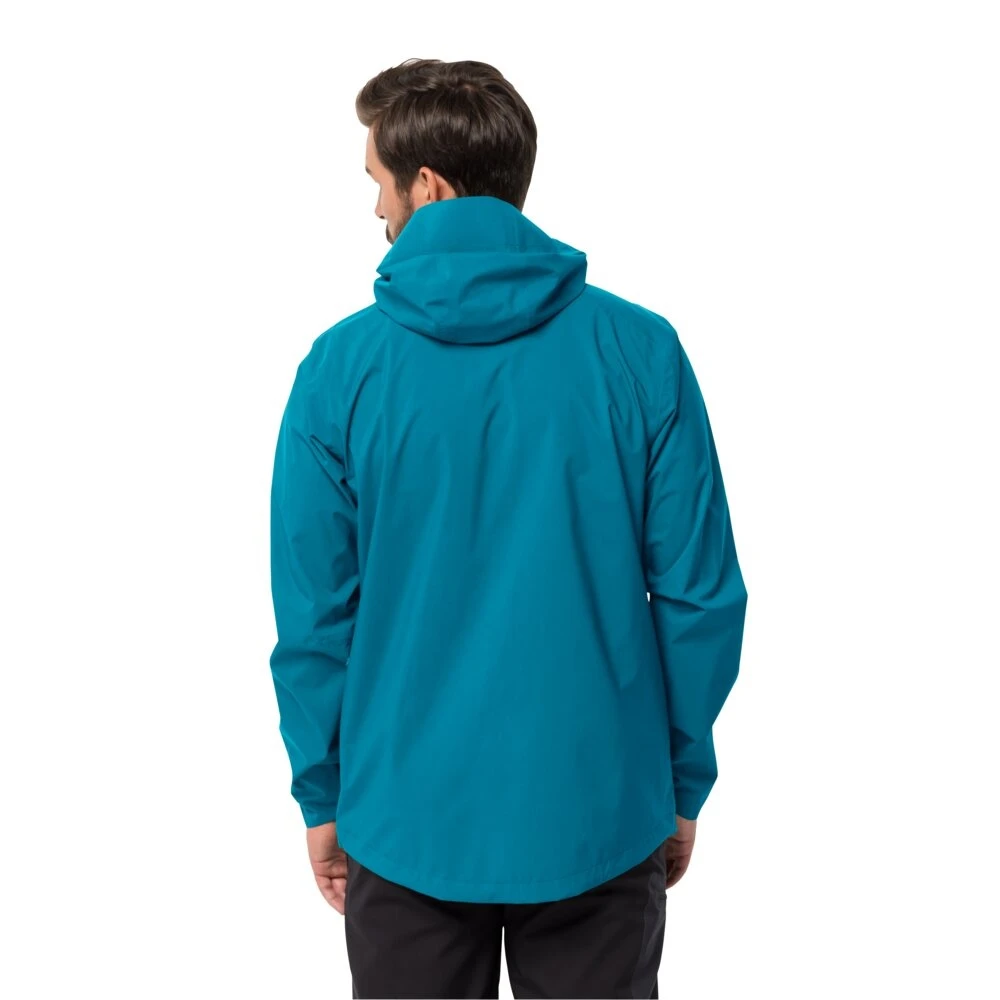 Jack Wolfskin Wanderjacke-/Regenjacke Elsberg 2.5L (sehr Atmungsaktiv, Wasserdicht, Winddicht) Everestblau Herren 4 Jack Wolfskin Wanderjacke-/Regenjacke Elsberg 2.5L (sehr Atmungsaktiv, Wasserdicht, Winddicht) Everestblau Herren – Bild 2