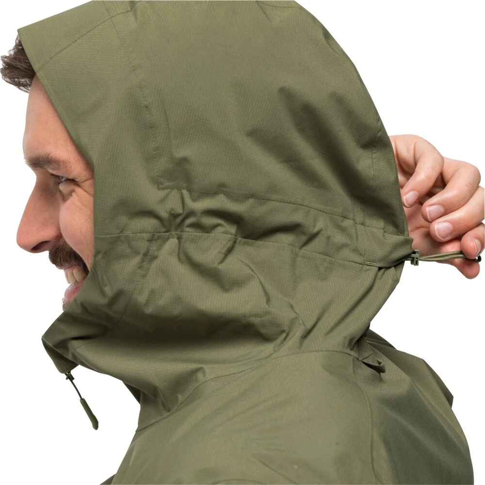 Jack Wolfskin Wanderjacke-/Regenjacke Elsberg 2.5L (sehr Atmungsaktiv, Wasserdicht, Winddicht) Waldgrün Herren 5 Jack Wolfskin Wanderjacke-/Regenjacke Elsberg 2.5L (sehr Atmungsaktiv, Wasserdicht, Winddicht) Waldgrün Herren – Bild 3