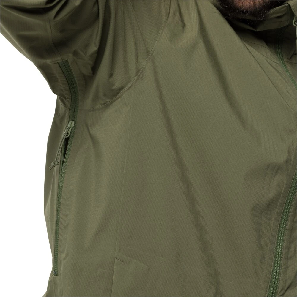 Jack Wolfskin Wanderjacke-/Regenjacke Elsberg 2.5L (sehr Atmungsaktiv, Wasserdicht, Winddicht) Waldgrün Herren 6 Jack Wolfskin Wanderjacke-/Regenjacke Elsberg 2.5L (sehr Atmungsaktiv, Wasserdicht, Winddicht) Waldgrün Herren – Bild 4