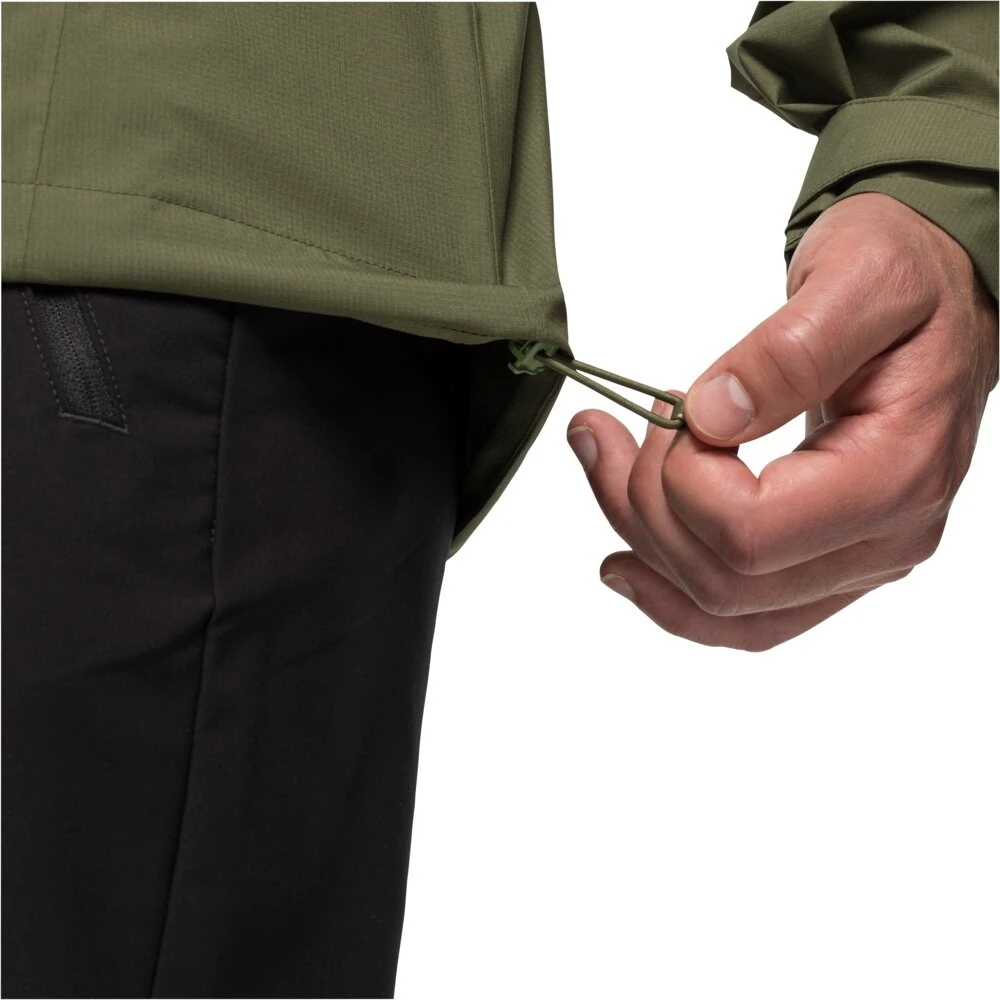 Jack Wolfskin Wanderjacke-/Regenjacke Elsberg 2.5L (sehr Atmungsaktiv, Wasserdicht, Winddicht) Waldgrün Herren 7 Jack Wolfskin Wanderjacke-/Regenjacke Elsberg 2.5L (sehr Atmungsaktiv, Wasserdicht, Winddicht) Waldgrün Herren – Bild 5