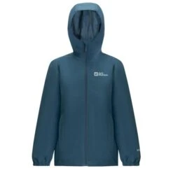 Jack Wolfskin Regenjacke Flaze Texapore (winddicht, Wasserdicht Und Leicht) Darkblau Kinder -Jack Wolfskin Jack Wolfskin Regenjacke Flaze Texapore 1609262 1274 3 585x585 1