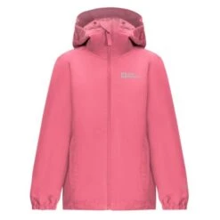 Jack Wolfskin Regenjacke Flaze Texapore (winddicht, Wasserdicht Und Leicht) Pink Kinder