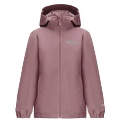 Jack Wolfskin Regenjacke Flaze Texapore (winddicht, Wasserdicht Und Leicht) Mauvepink Kinder