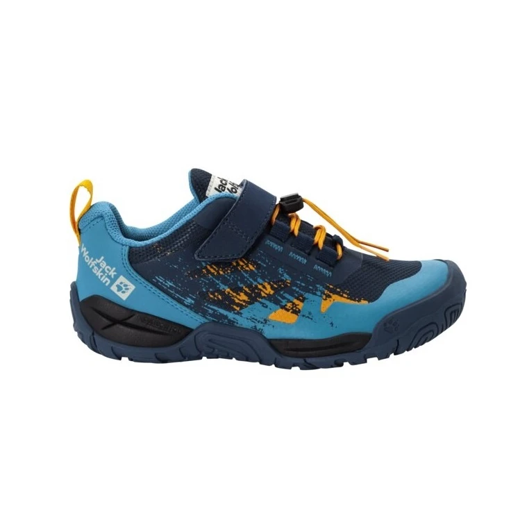 Jack Wolfskin Multifunktionsschuhe Villi Action Low (atmungsaktiv, Leicht) Darkblau Kinder 4 Jack Wolfskin Multifunktionsschuhe Villi Action Low (atmungsaktiv, Leicht) Darkblau Kinder – Bild 2