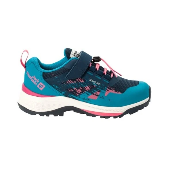 Jack Wolfskin Wanderschuhe Villi Hiker Texapore Low (wasserdicht, Atmungsaktiv) Darkblau/pink Kinder 4 Jack Wolfskin Wanderschuhe Villi Hiker Texapore Low (wasserdicht, Atmungsaktiv) Darkblau/pink Kinder – Bild 3