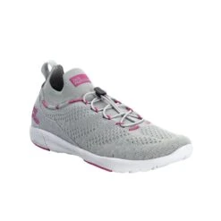 Jack Wolfskin Sneaker Spirit Knit Low (Alltagschuhe, Leicht Und Flexible Sohle) Silbergrau Damen