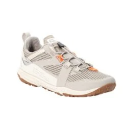 Jack Wolfskin Sneaker Spirit Low (Multifunktionsschuhe, Leicht Und Atmungsaktiv) Hellgrau Damen