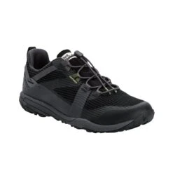 Jack Wolfskin Sneaker Spirit Low (Multifunktionsschuhe, Leicht Und Flexible Sohle) Schwarz Herren