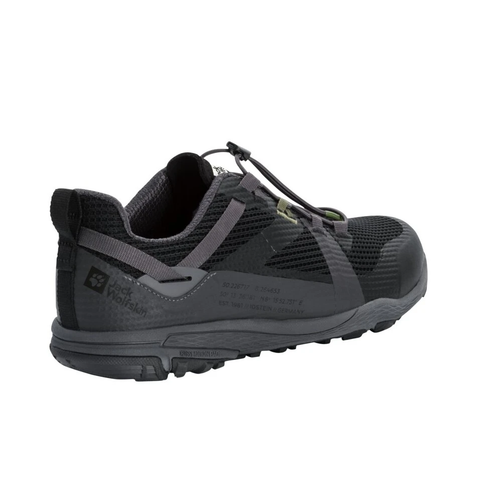 Jack Wolfskin Sneaker Spirit Low (Multifunktionsschuhe, Leicht Und Flexible Sohle) Schwarz Herren 5 Jack Wolfskin Sneaker Spirit Low (Multifunktionsschuhe, Leicht Und Flexible Sohle) Schwarz Herren – Bild 3