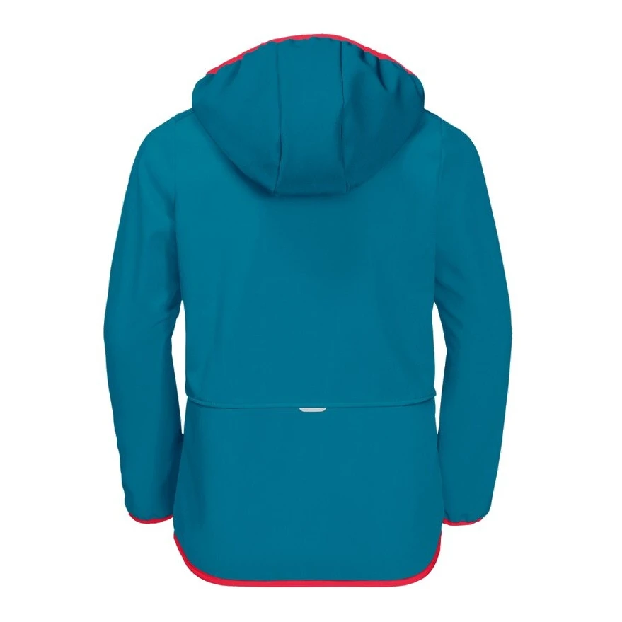 Jack Wolfskin Softshelljacke Fourwinds (wind-& Wasserabweisend) Everestblau Kinder 4 Jack Wolfskin Softshelljacke Fourwinds (wind-& Wasserabweisend) Everestblau Kinder – Bild 2
