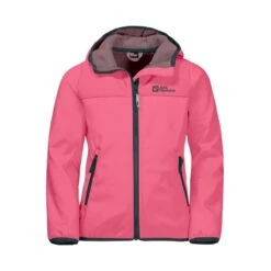 Jack Wolfskin Softshelljacke Fourwinds (wind-& Wasserabweisend) Pink Kinder