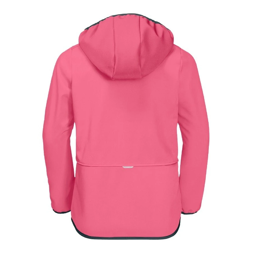 Jack Wolfskin Softshelljacke Fourwinds (wind-& Wasserabweisend) Pink Kinder 4 Jack Wolfskin Softshelljacke Fourwinds (wind-& Wasserabweisend) Pink Kinder – Bild 2