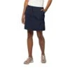 Jack Wolfskin Sommerrock Kalahari Skort (mit Innenhose, Atmungsaktiv) Dunkelblau Damen