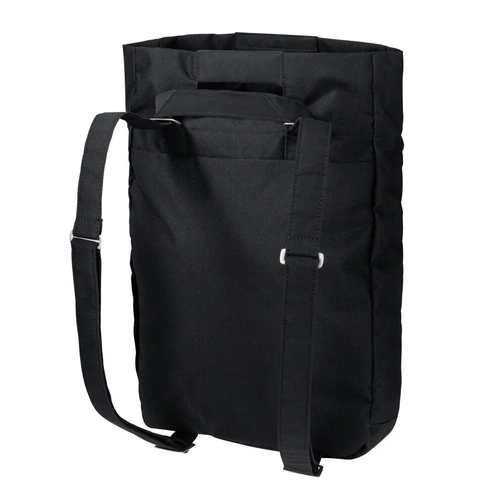 Jack Wolfskin Tagestasche Piccadilly (Shopper Mit Rucksackfunktion) Damen Schwarz 15 Liter – Bild 2