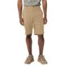 Jack Wolfskin Alltags-Wanderhose Desert Shorts (atmungsaktiv, Schnelltrocknend) Kurz Sandbraun Herren