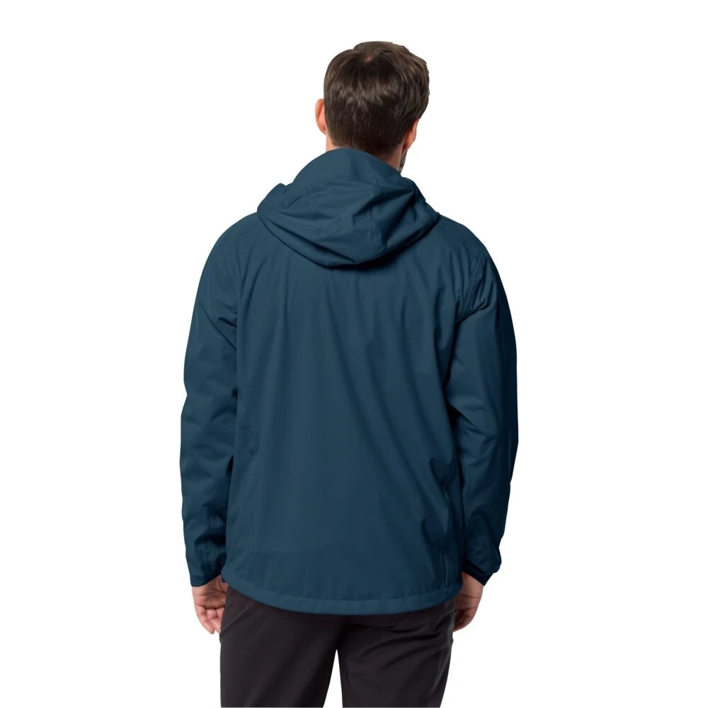 Jack Wolfskin Wanderjacke Emberberg 3l (sehr Atmungsaktiv, Wasserdicht, Winddicht) Darkblau Herren 4 Jack Wolfskin Wanderjacke Emberberg 3l (sehr Atmungsaktiv, Wasserdicht, Winddicht) Darkblau Herren – Bild 2