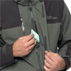 Jack Wolfskin Wanderjacke Jasper Flex 2023 (Wetterschutzjacke, Wasser-/ Winddicht, Atmungsaktiv) Dunkelgrün Herren 12 Jack Wolfskin Wanderjacke Jasper Flex 2023 (Wetterschutzjacke, Wasser-/ Winddicht, Atmungsaktiv) Dunkelgrün Herren -Jack Wolfskin Jack Wolfskin Wanderjacke Jasper Flex Herren 1108372 4143 4 1000x1000 1