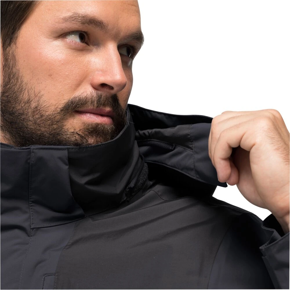 Jack Wolfskin Wanderjacke Jasper Flex 2023 (Wetterschutzjacke, Wasser-/ Winddicht, Atmungsaktiv) Ebonygrau Herren 5 Jack Wolfskin Wanderjacke Jasper Flex 2023 (Wetterschutzjacke, Wasser-/ Winddicht, Atmungsaktiv) Ebonygrau Herren – Bild 3