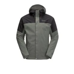 Jack Wolfskin Wanderjacke Kammweg 2L (sehr Atmungsaktiv, Wasserdicht, Winddicht) Dunkelgrün Herren -Jack Wolfskin Jack Wolfskin Wanderjacke Kammweg 1115841 4143 8 1000x1000 1