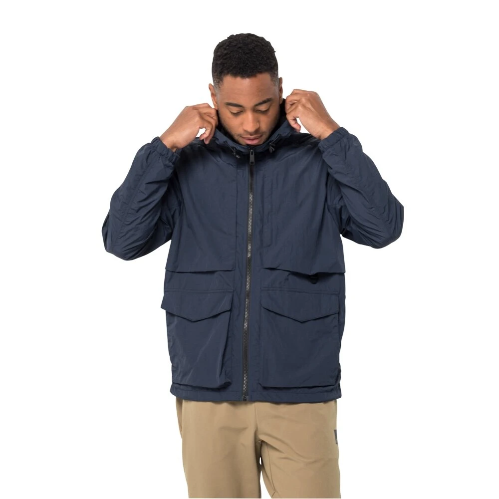 Jack Wolfskin Wanderjacke Lightsome (Softshelljacke, Winddicht, Wasserabweisend) Dunkelblau Herren 3 Jack Wolfskin Wanderjacke Lightsome (Softshelljacke, Winddicht, Wasserabweisend) Dunkelblau Herren