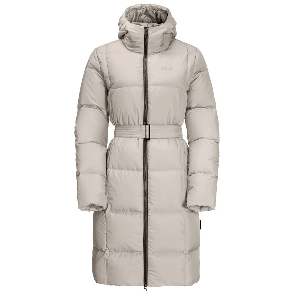 Jack Wolfskin Winter-Daunenmantel Frozen Lake Coat (winddicht, Wasserabweisend) Perlenweiss Damen 8 Jack Wolfskin Winter-Daunenmantel Frozen Lake Coat (winddicht, Wasserabweisend) Perlenweiss Damen – Bild 6
