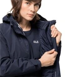Jack Wolfskin Winterjacke Bergland 3in1 (sehr Warm, Wasser-und Winddicht) Graphitgrau Damen -Jack Wolfskin Jack Wolfskin Winterjacke Bergland 1115581 1388 4 947x947 1