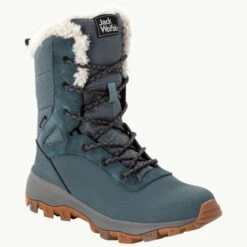 Jack Wolfskin Winterstiefel Everquest High Snow Texapore (warm, Wasserdicht, PFC-Frei) Blau/grau Damen