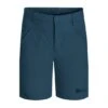 Jack Wolfskin Alltags-Wanderhose Sun Short (atmungsaktiv, Temperaturregulierung) Kurz Darkblau Kinder