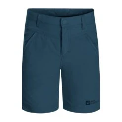 Jack Wolfskin Alltags-Wanderhose Sun Short (atmungsaktiv, Temperaturregulierung) Kurz Darkblau Kinder