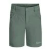 Jack Wolfskin Alltags-Wanderhose Sun Short (atmungsaktiv, Temperaturregulierung) Kurz Hedgegrün Kinder/Jugendliche