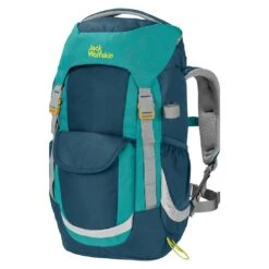 Jack Wolfskin Alltags-Wanderrucksack Kids Explorer (herausnehmbare Sitzmatte) Kinder Dunkelblau 20 Liter