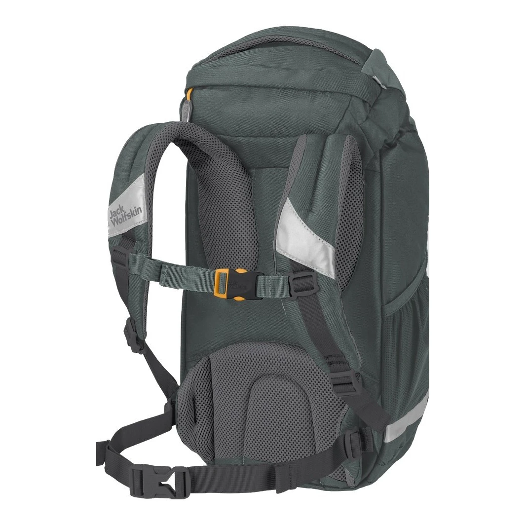 Jack Wolfskin Alltags-Wanderrucksack Kids Explorer (herausnehmbare Sitzmatte) Kinder Olivegrün 20 Liter 4 Jack Wolfskin Alltags-Wanderrucksack Kids Explorer (herausnehmbare Sitzmatte) Kinder Olivegrün 20 Liter – Bild 2